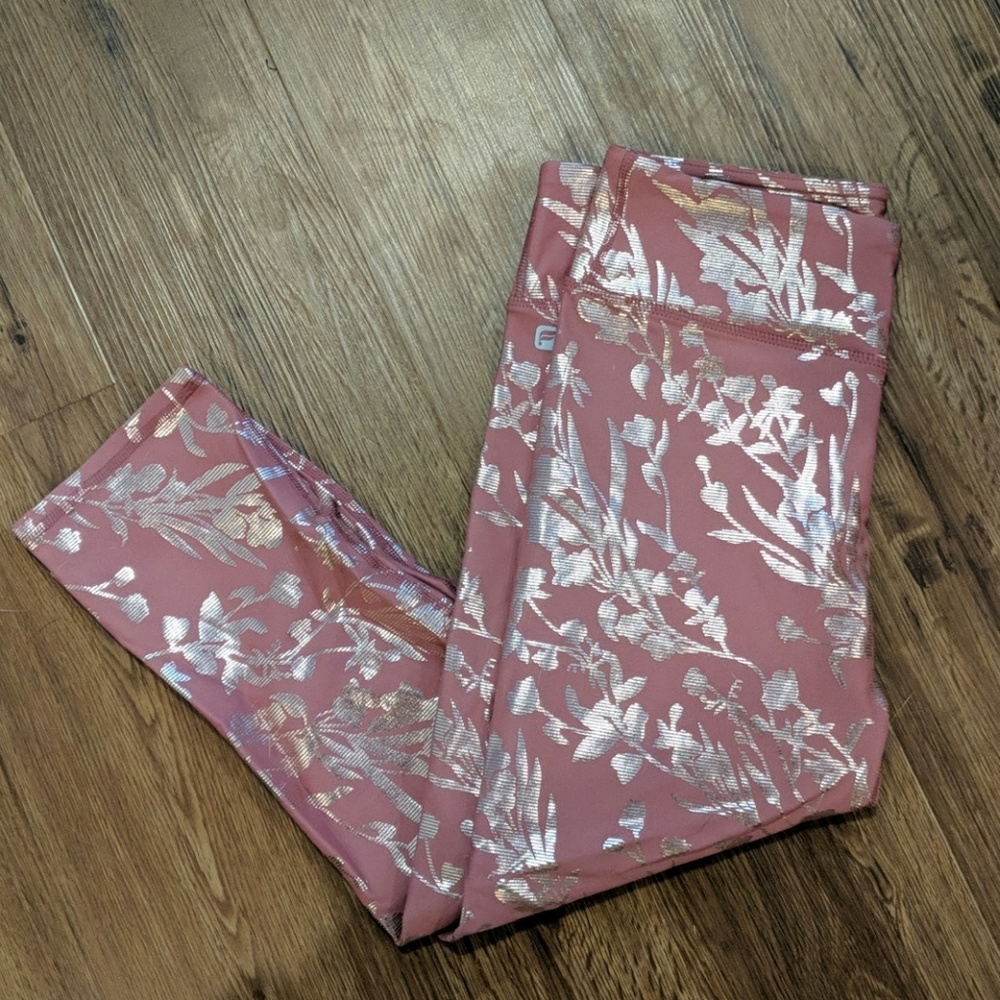Pink Embellished Fabletics Leggings